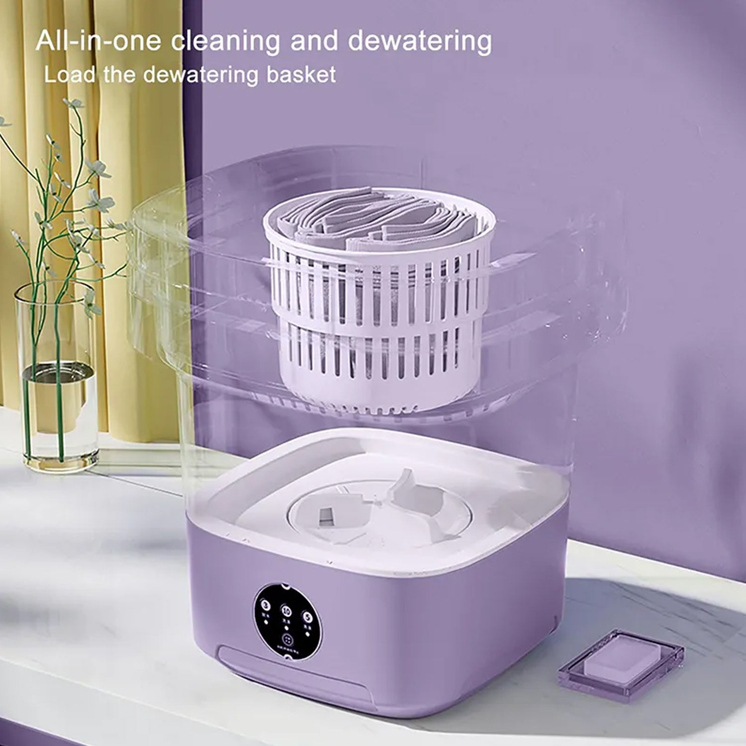1335a Mini Washing Machine Foldable Mini Washer with Drain Basket Portable Washing Machine Foldable for Laundry Travel Camping RV Baby Clothes 1335a Mini Washing Machine Foldable Mini Washer with Drain Basket Portable Washing Machine Foldable for Laundry Travel Camping RV Baby Clothes